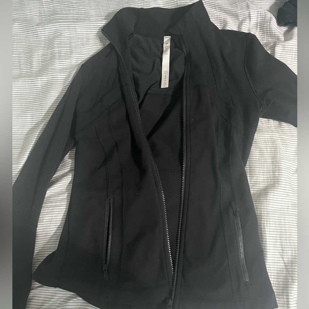 black lululemon define jacket size 6